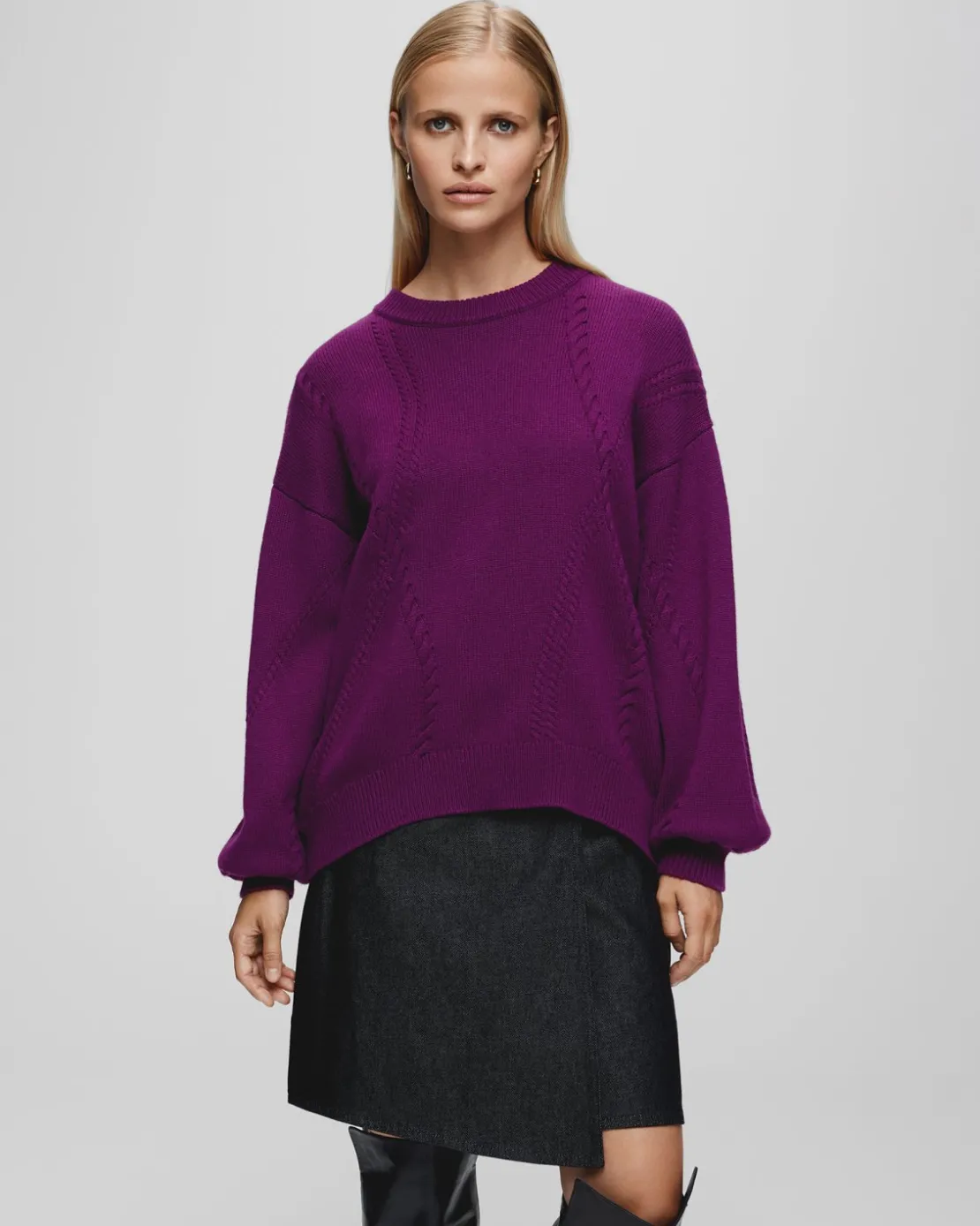 Women MSCH Copenhagen Knitwear | Wool^MSCHCecelia Peony Pullover