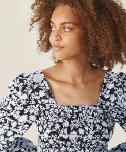 Women MSCH Copenhagen Tops & Tees^MSCHDella Ladonna Smock Top AOP