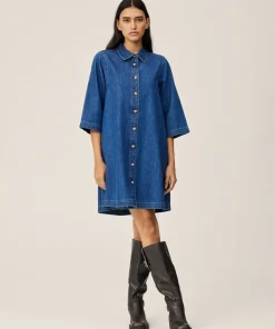 Women MSCH Copenhagen Dresses & Jumpsuits | Denim^MSCHDielle Emma 3/4 Dress