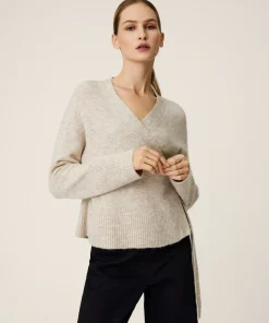 Women MSCH Copenhagen Wool^MSCHEbonee Zenie Wrap Pullover