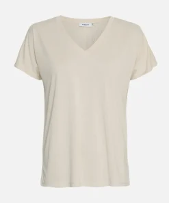 Women MSCH Copenhagen Tops & Tees | Basics^MSCHFenya Modal V Neck Tee