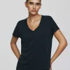 Women MSCH Copenhagen Tops & Tees | Basics^MSCHFenya Modal V Neck Tee