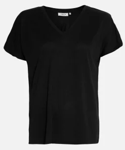 Women MSCH Copenhagen Tops & Tees | Basics^MSCHFenya Modal V Neck Tee