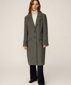 Women MSCH Copenhagen Outerwear^MSCHGenesis Long Jacket CHK