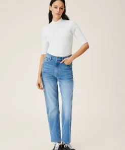 Women MSCH Copenhagen Denim | Bottoms^MSCHGretel Nel HW Slim Ankle Jeans