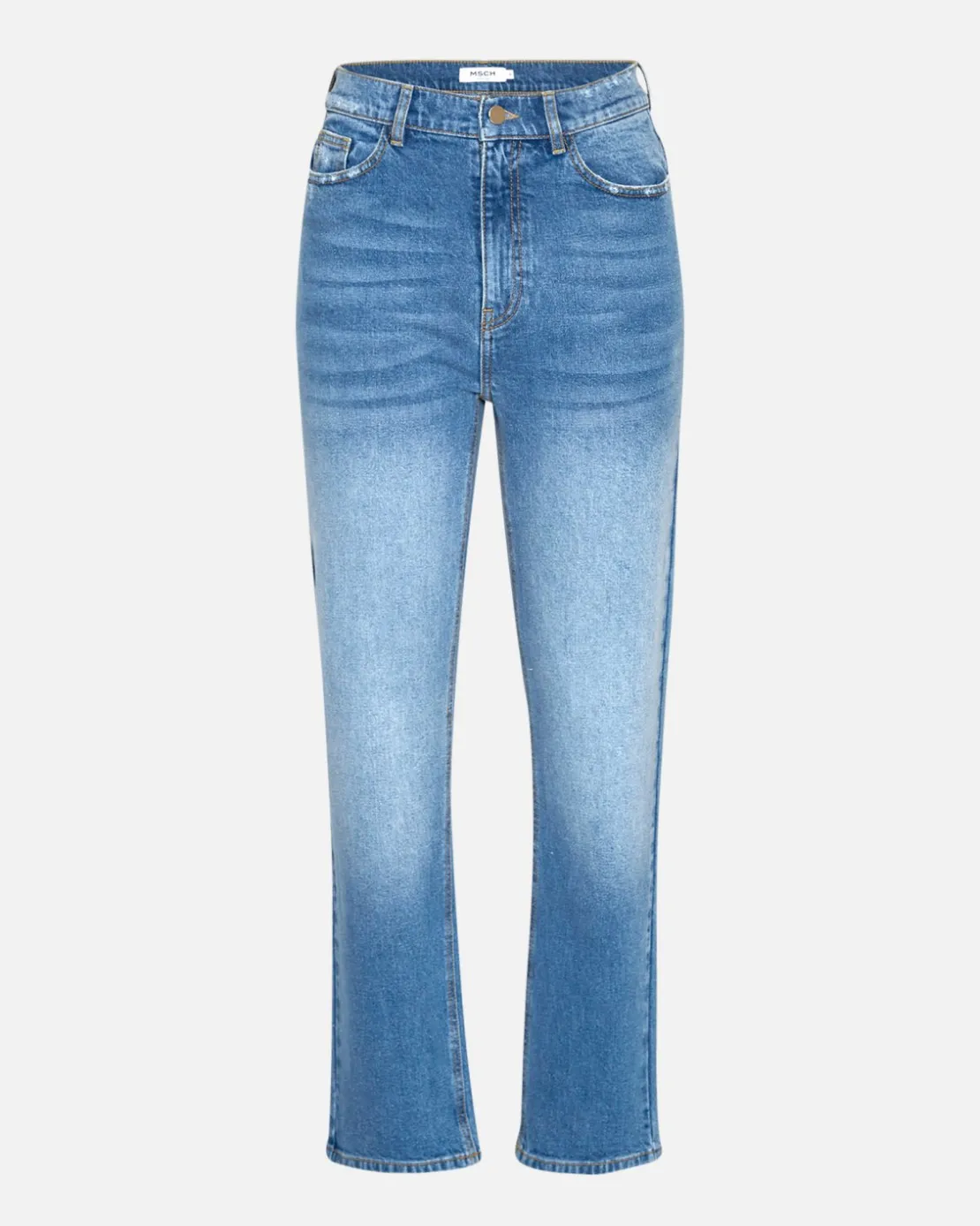 Women MSCH Copenhagen Denim | Bottoms^MSCHGretel Nel HW Slim Ankle Jeans