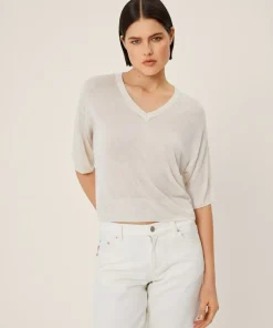 Women MSCH Copenhagen Knitwear^MSCHKobra 2/4 V Pullover