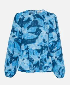 Women MSCH Copenhagen Tops & Tees^MSCHLaurisia Peplum Top AOP