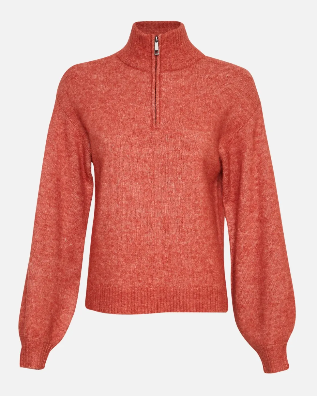 Women MSCH Copenhagen Knitwear | Wool^MSCHLessine Hope Zip Pullover