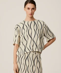 Women MSCH Copenhagen Tops & Tees^MSCHRikkeloa 2/4 Top AOP