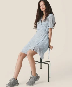 Women MSCH Copenhagen Dresses & Jumpsuits^MSCHSamera Rikkelie Wrap Dress AOP