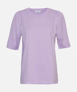 Women MSCH Copenhagen Tops & Tees^MSCHTiffa Logan 2/4 Puff Tee