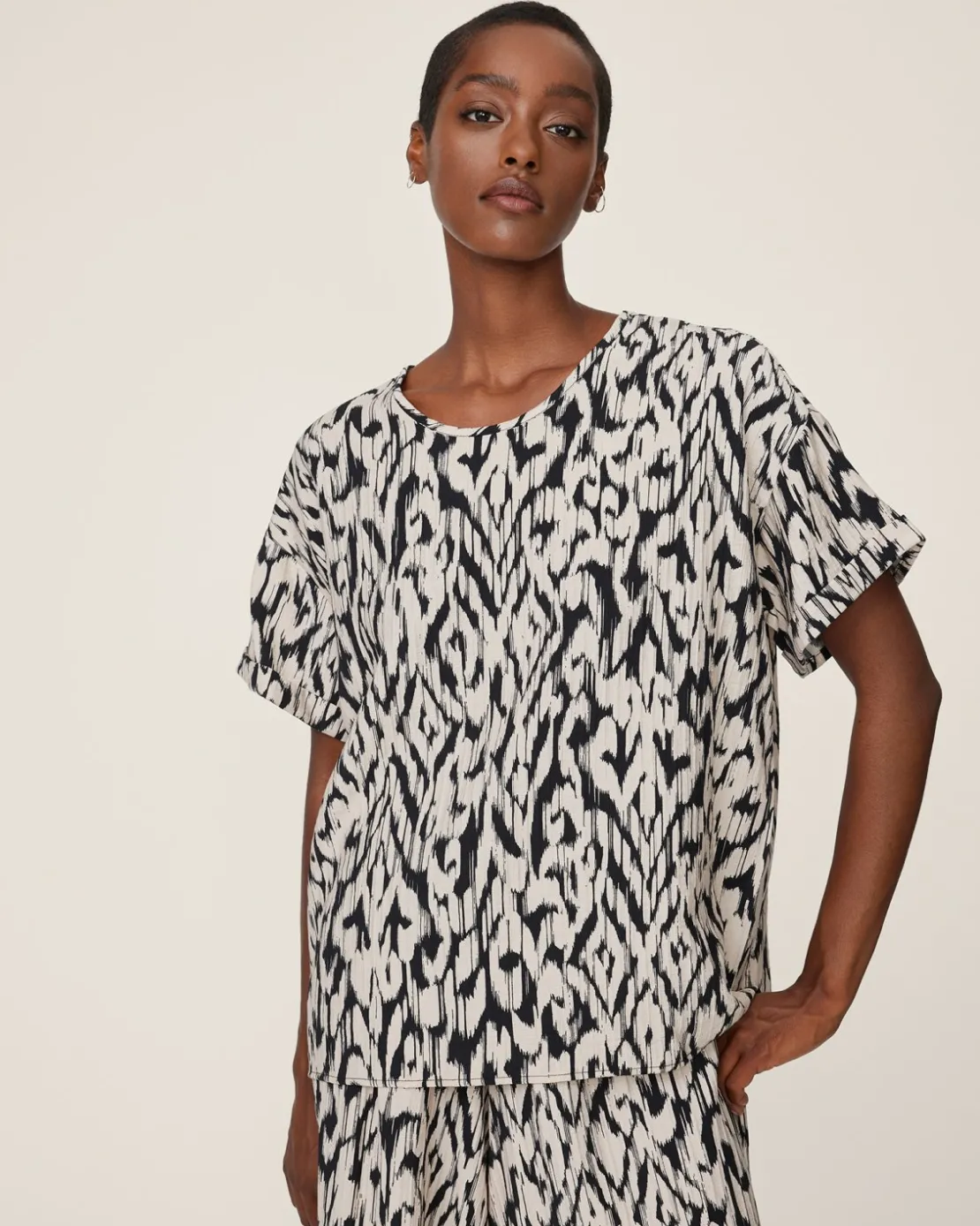 Women MSCH Copenhagen Tops & Tees^MSCHVlora SS Top AOP