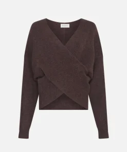 Women MSCH Copenhagen Knitwear | Wool^MSCHZinelle Hope Wrap Pullover